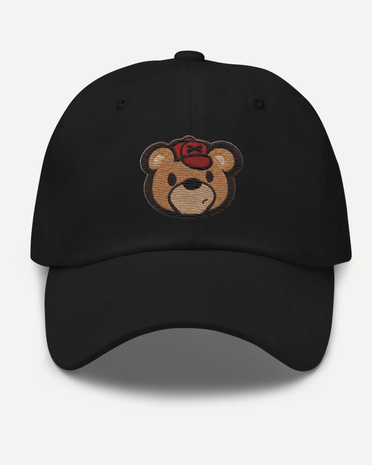 Teddy Dad Hat in Black